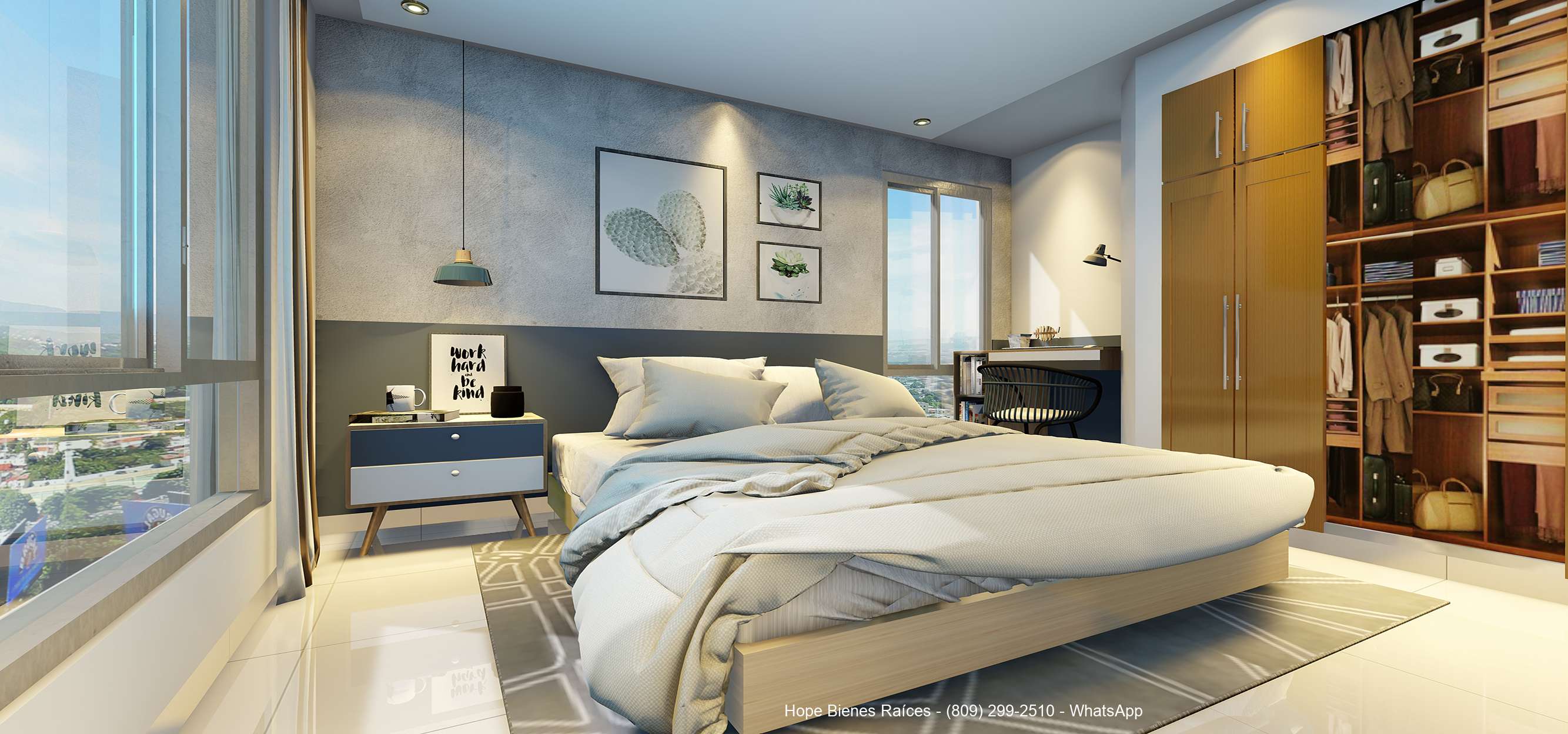 9- Apto. pequeño - Habitación 3ra