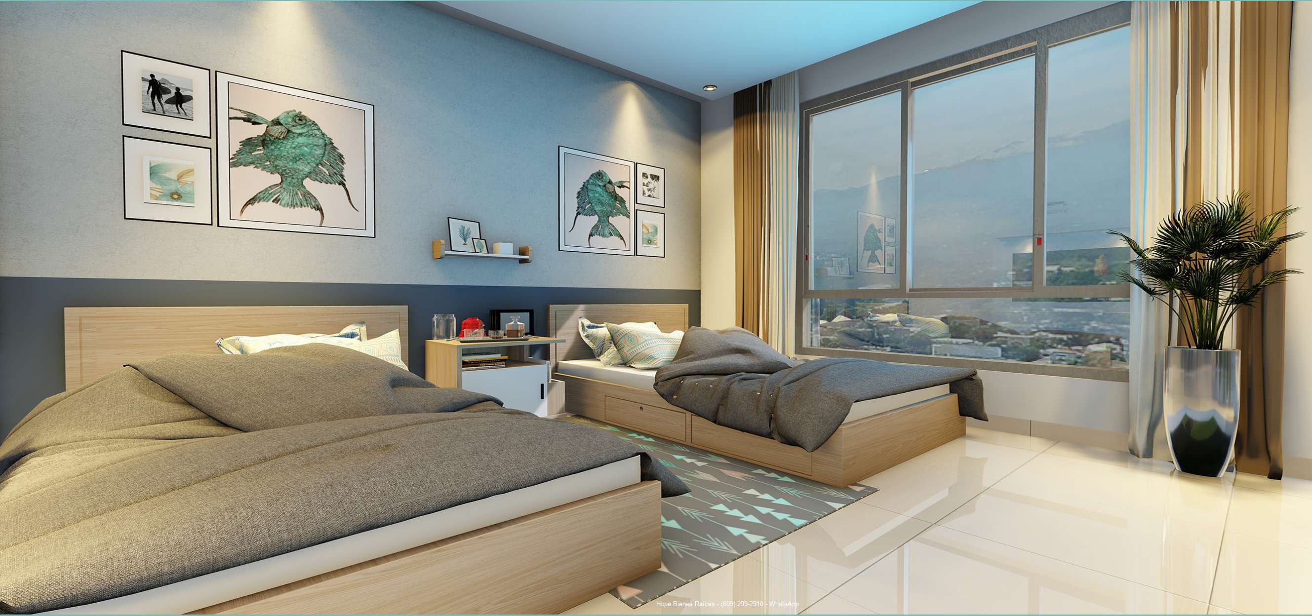 7- Apto. pequeño - Habitación 2da