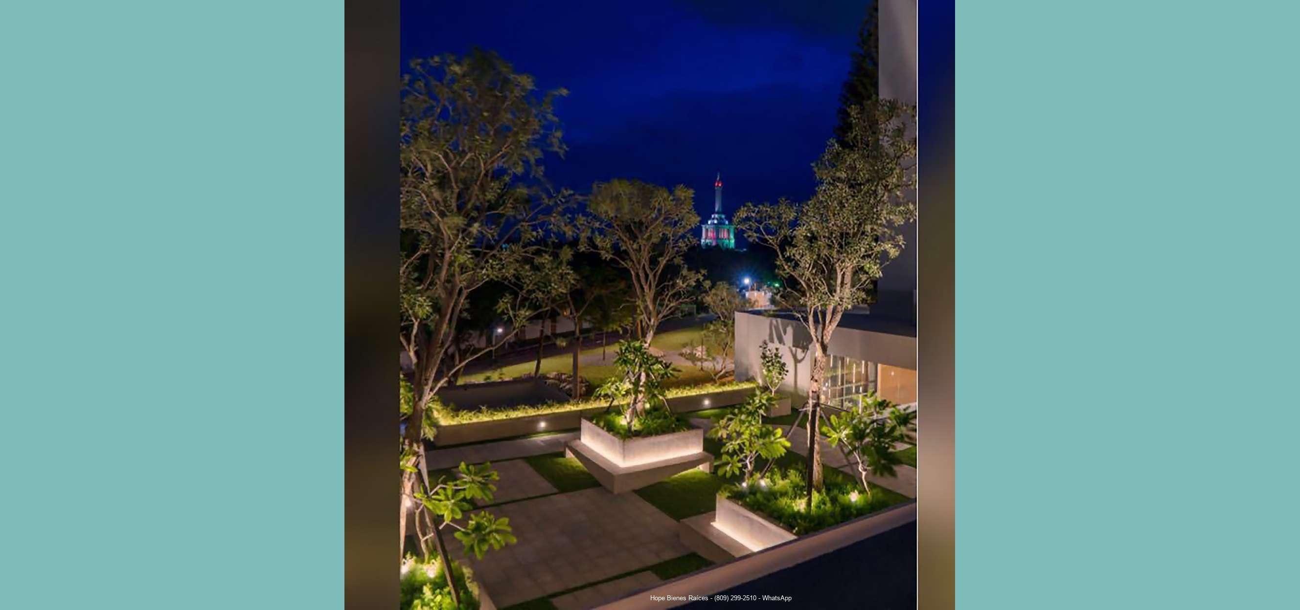 Vista al parque y Monumento