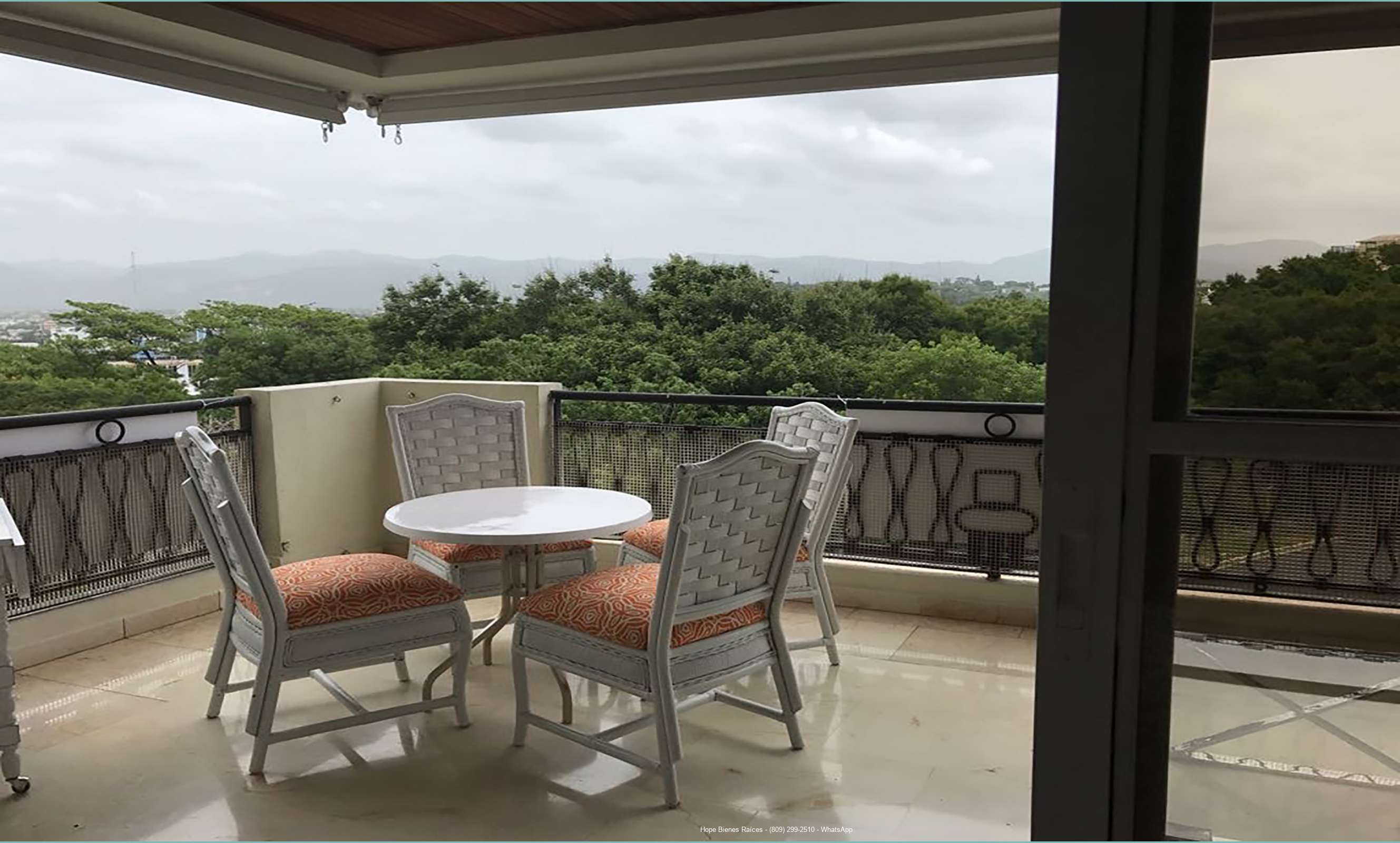 Excelente vista desde el balcon