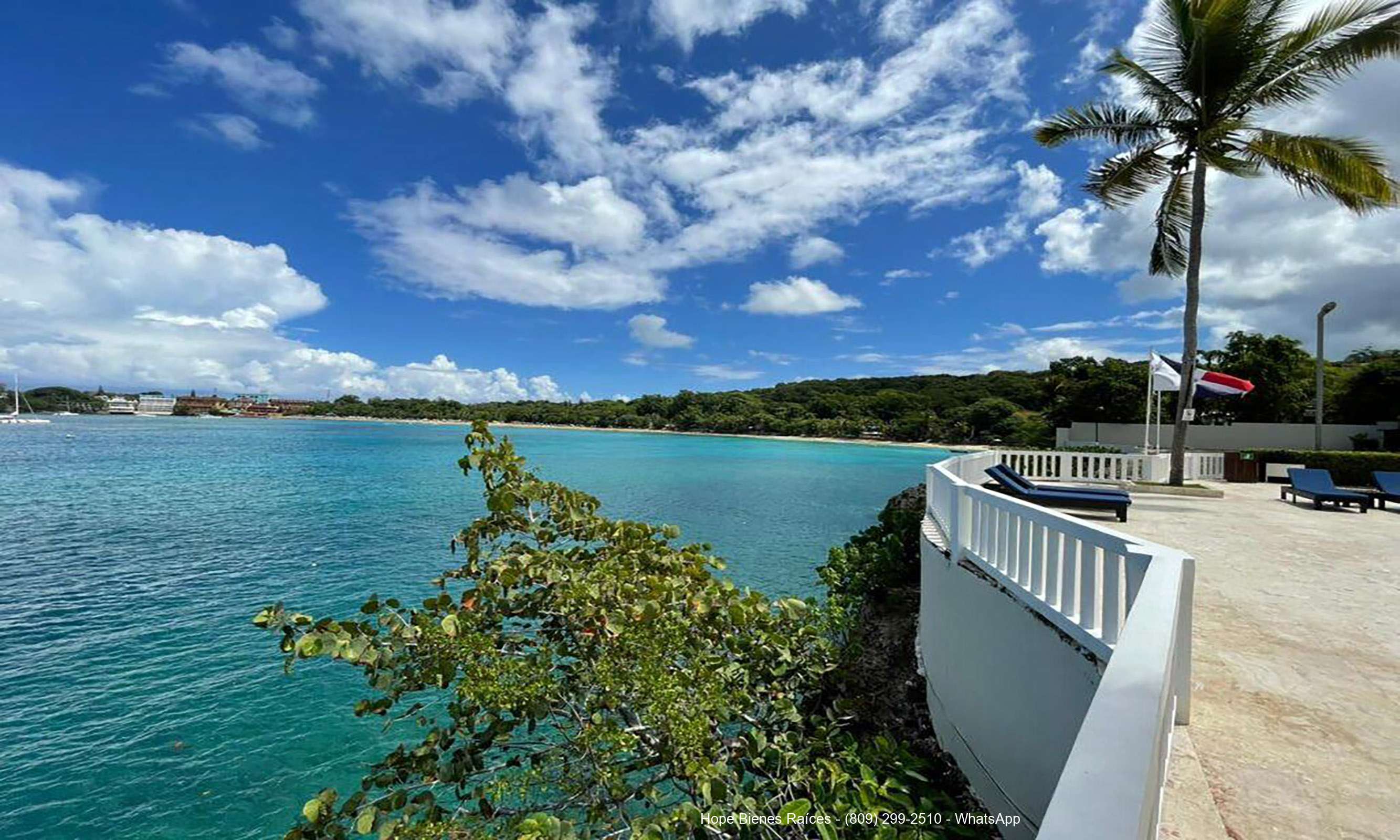 Vista a la playa de Sosúa